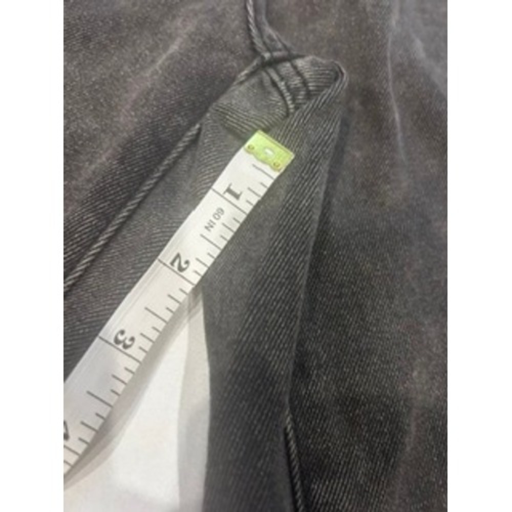 Edikted Wide Leg Jeans Charcoal Gray Denim Relaxed Fit XL - Picture 6 of 8